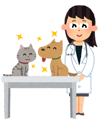 獣医と犬猫